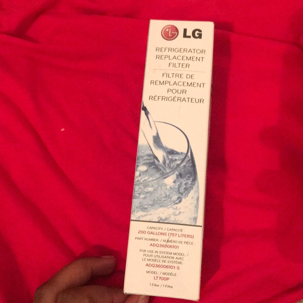 LG refrigerator replacement filter